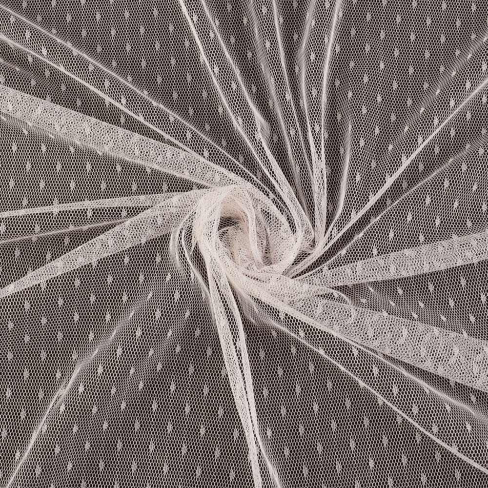 Сітка мушка дрібна молочно-персикова, ш.165