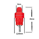 Ніпельні поїлки для курчат перепілок, бройлерів, курей (розбірні 360), фото 3