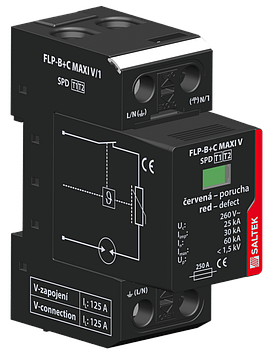 Комбінований грозовий розрядник УЗІП SALTEK FLP-B+C MAXI V/1