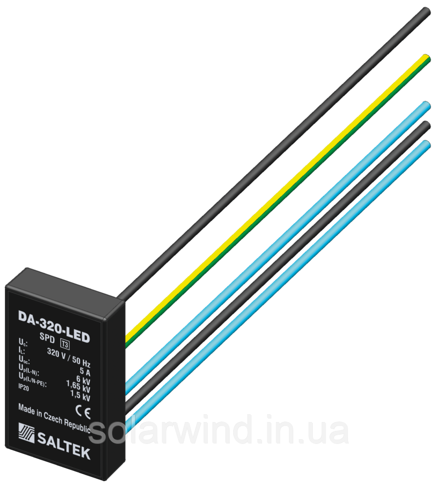 Обмежувач перенапруги ПЗІП SALTEK DA-320-LED