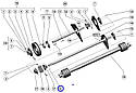 Вал контрприводу жниварки Акрос, фото 2