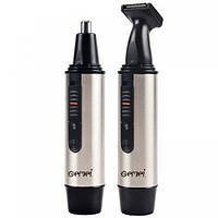 Тример універсальний Gemei GM-3115 2 в 1 бритва для носа та вух