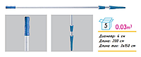 Рукоятка телескопическая алюминиевая 4,5 метра (3х1,5 м) TUS 281