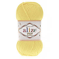 Пряжа Alize Cotton Gold Hobby 187 светло-желтый (Ализе Котон Голд Хобби)