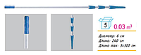Рукоятка телескопическая алюминиевая 9,0 метров (3х3,0 м) TUS 283