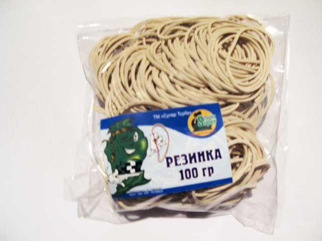 Для фіксації грошей Гумка 100 г ТМ "Супер торба" (1 пачка), фото 1