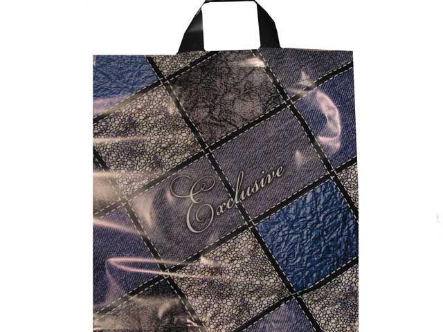 Пакет із петлевою ручкою "Ексклюзив" (4413) (38х42+3) 90 мк ДПА (50 шт), фото 1