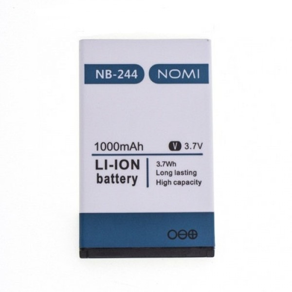 Акумулятор Nomi i244 / NB-244+ (1000 mAh)