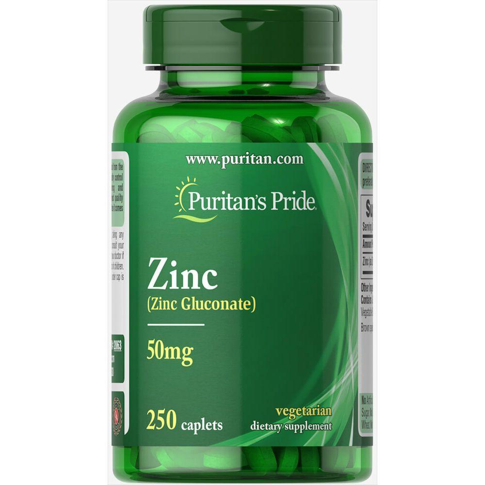 Харчова добавка Zinc Gluconate 50 mg 250 CAPT