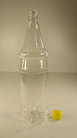 Пластиковая бутылка ПЭТ 1,5 литра прозрачная с крышкой (100 шт)