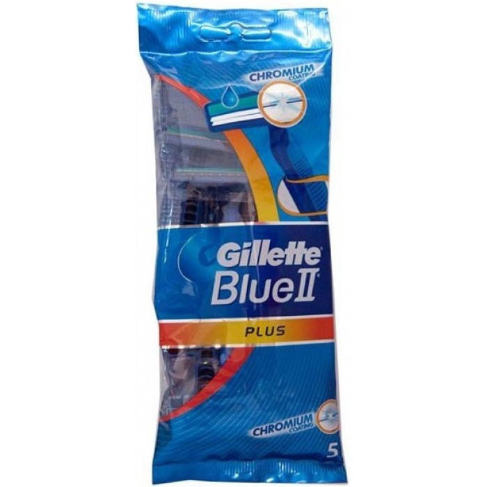 

Одноразовые станки для бритья мужские GILLETTE PLUS, 5шт, Синий