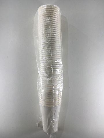 Склянка паперова 340 мл білий Харків (50 шт.), фото 1