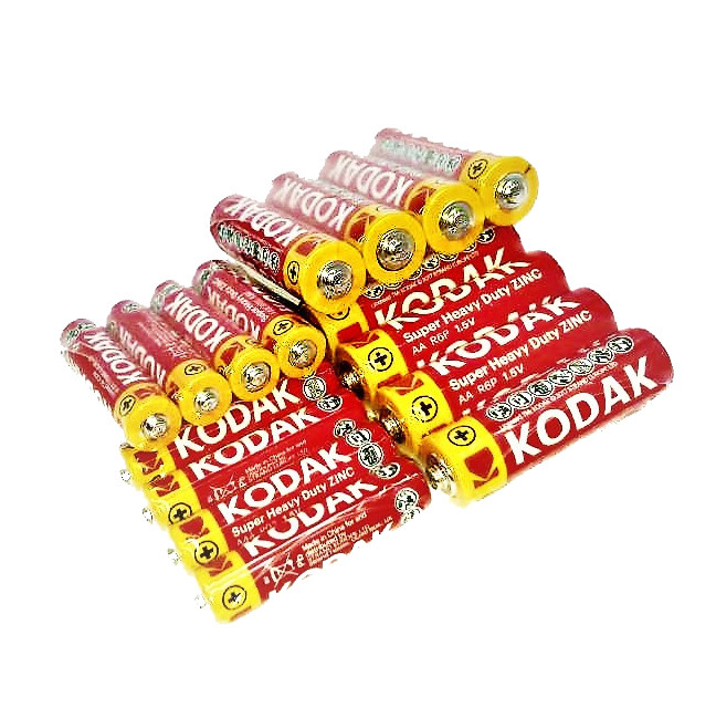 Батарейки солевые Kodak АА пальчиковые, R 06, упаковка 60 шт (ID ...