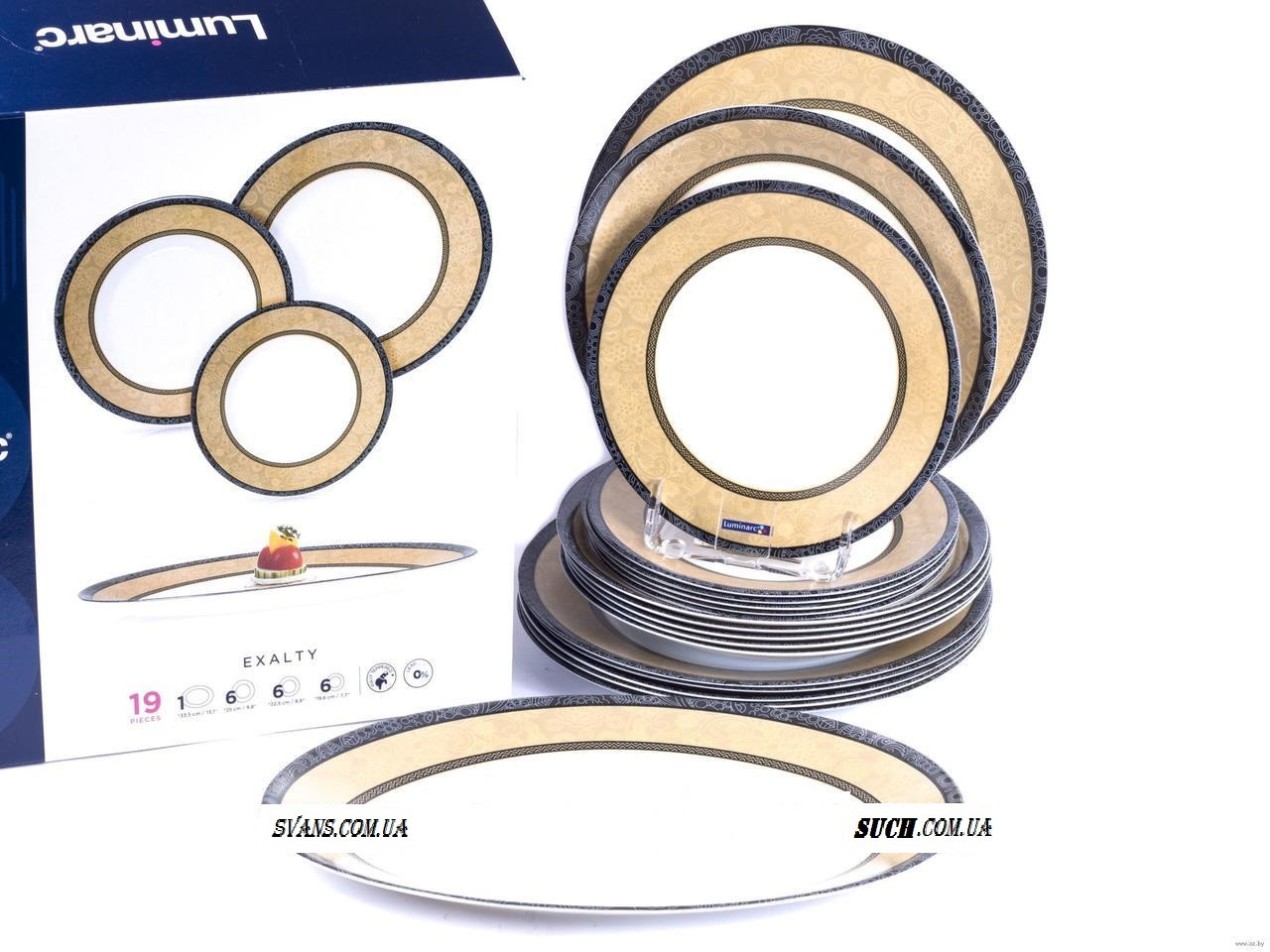 Essence Exalty Сервіз столовий 19 пр. Luminarc N8519