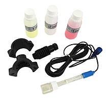 Комплект AquaViva для вимірювання PH (PH-електрод, буферний розчин 4pH-7pH, тримач зонда PSS3) (9900102028)