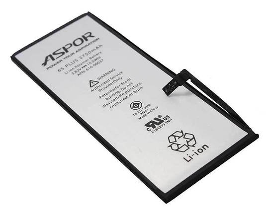 Акумулятор для iPhone 6S Plus (2750 mAh) Aspor, фото 1