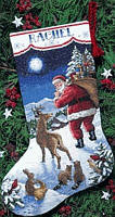 "Santa s Arrival Stocking" Dimensions. Набор для вышивания (08683)