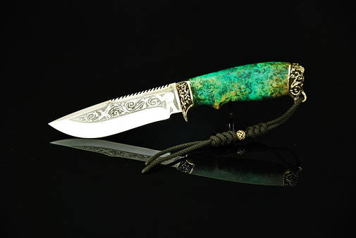 Оригінальний ніж для туризму "Весняний", 50Х14МФ, фото 2