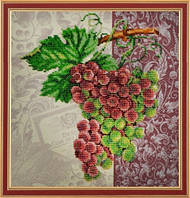 "Винтажный виноград" Картины Бисером. Набор для вышивания (Р-125)