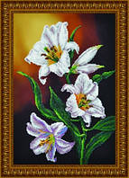 "Ветка лилии" Картины Бисером. Набор для вышивания (Р-098)