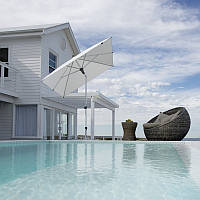 Зонт з центральної ногою