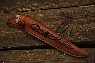 Мисливський ніж ручної роботи "Грибник", N690, фото 2
