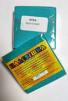 Полімерна глина Пластишка (Bebik) – брусок 75г. колір №0116 (бірюзовий)
