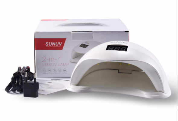 Лампа для нігтів Sun 5 nail lamp FD93-1 УФ лампа led лампа для сушіння гель лаку