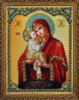 "Икона Божией Матери" Картины Бисером. Набор для вышивания (Р-187)