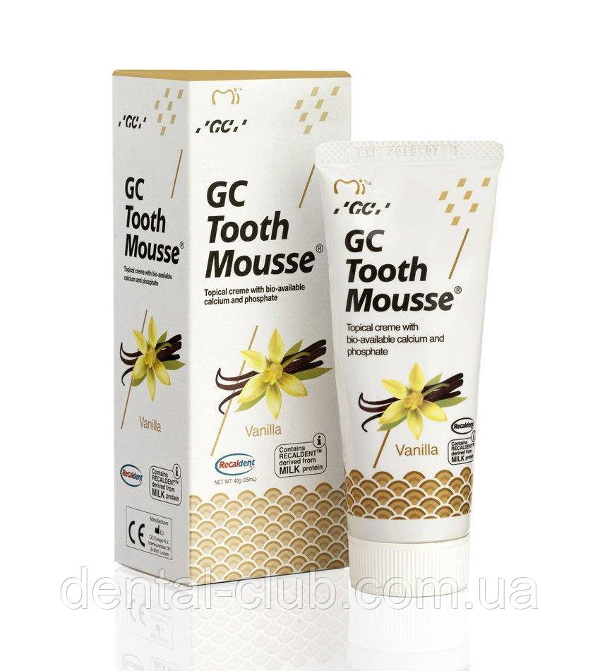 Тус Мусс (TOOTH MOUSSE) гель для ремінералізації та зміцнення зубів Vanilla, 35 мл (ваніль) - фото 1 - id-p904747087