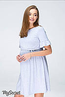 Платье-футболка для беременных и кормящих мам EMILY DR-19.062, серый меланж