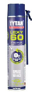 TYTAN O2 Lexy 60 Всесезонна монтажно-ущільна піна (монтаж.) 0,75 л