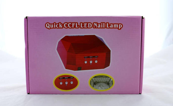 УФ-лампа сушарка для нігтів Beauty nail CCF + LED 36 W (00066) , фото 2