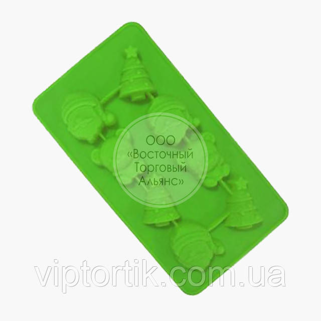 Силіконова форма — Новорічна асорті, фото 1