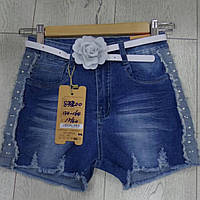 Подростковые джинсовые шорты для девочек оптом GRACE
