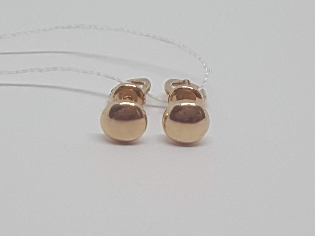 Золоті сережки-пуссети. 1720082