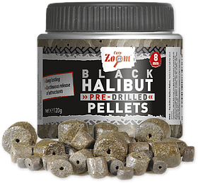 Пелети Сагр Zoom Pre-Drilled Black Halibut Pellets