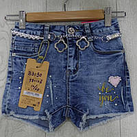 Детские джинсовые шорты для девочек оптом GRACE