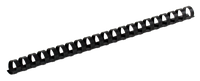 Пластиковые пружины для переплета, d 22мм, А4, 180 л., круглые, черные, по 50 шт. в упаковке