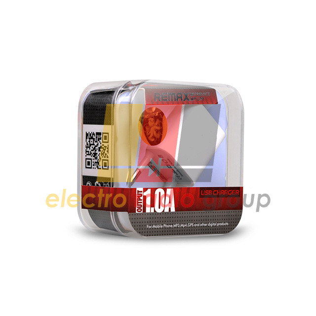 СЗУ 110-240V Remax Mini U5 RMT5288, 1xUSB, 5V, 1A, White, Blister