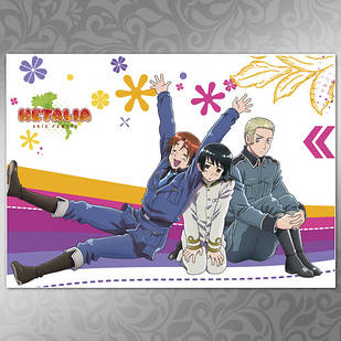 Плакат A4  Аниме Hetalia 001