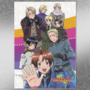 Плакат A4  Аниме Hetalia 006