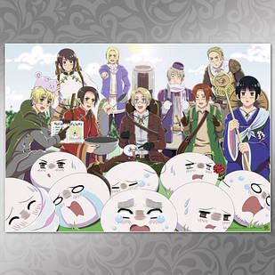 Плакат A3  Аниме Hetalia 007