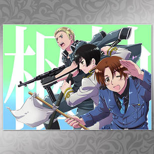 Плакат A3  Аниме Hetalia 009