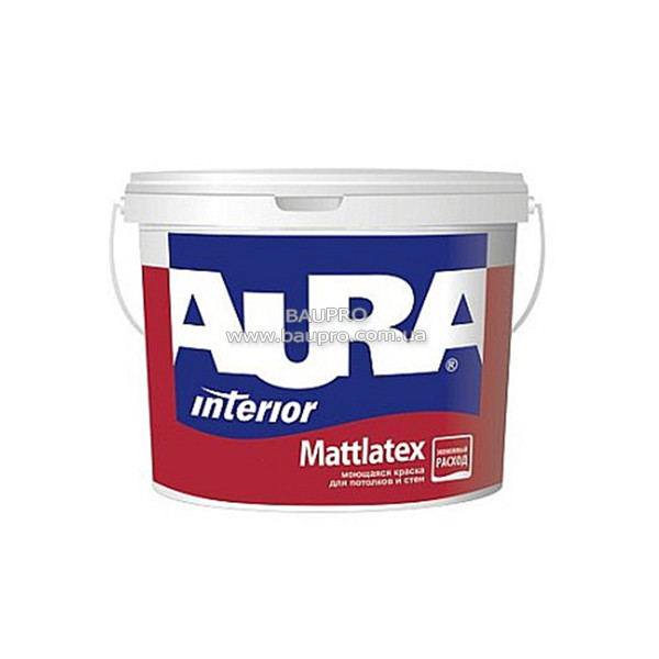 Фарба AURA Mattlatex TR латексна для стель та стін (матова), 2,25 л