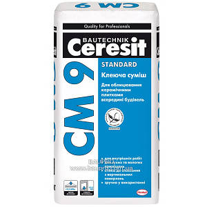 Клей CERESIT CM 9 Standard, 25 кг