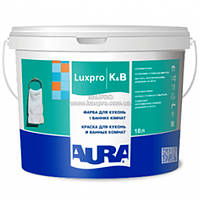 Краска AURA Luxpro K&B акрилатная дисперсионная для кухонь и ванных комнат, 10 л