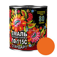 Емаль СПЕКТР ПФ-115С стандарт, алкідна (жовтогаряча), 2,8 кг