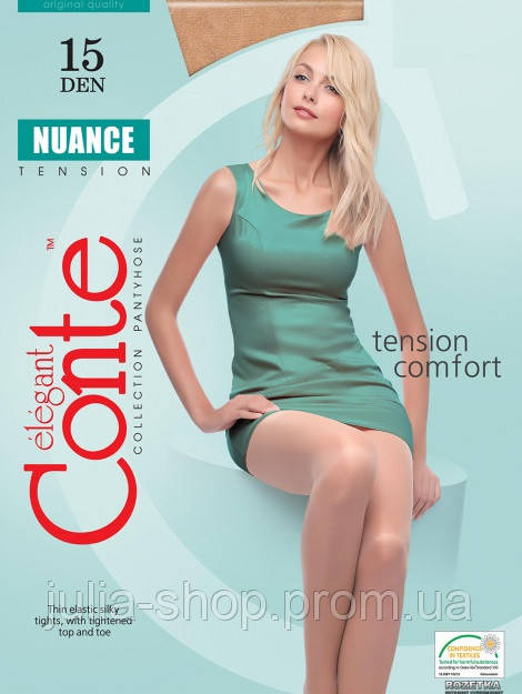 Тонкі жіночі колготи Conte Nuance 15 den