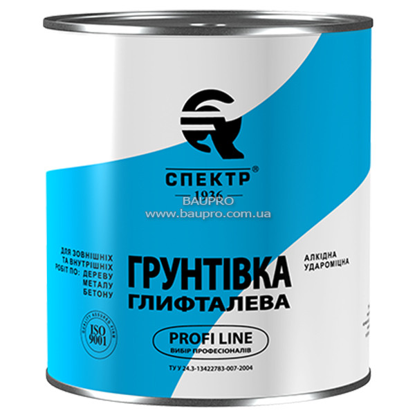 Ґрунтовка СПЕКТР ГФ-021С економ, антикорозійна (світло-сіра), 50 кг